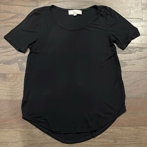 LOFT Black Short Sleeve Tee - Size XS